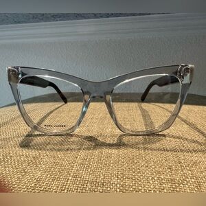 NWOT - Marc Jacobs Transparent Cat Eye Frame Prescription Glasses